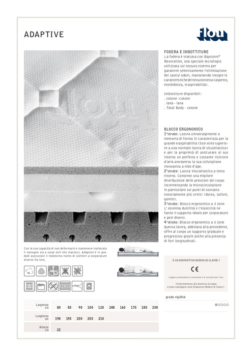 Materasso Adaptive di Flou