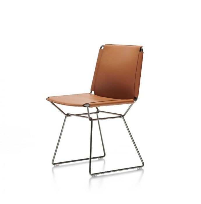 Sedia Neil Leather Chair di Mdf Italia